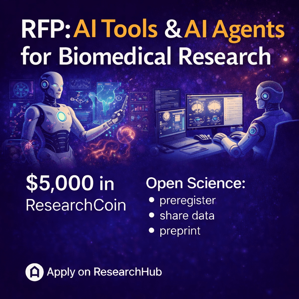Request for Proposals - AI Tools & AI Agents for Biomedical Research